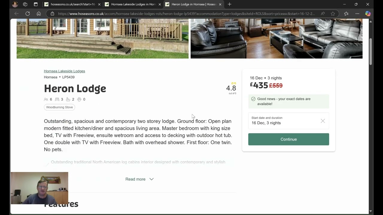 Hoseasons Rip-off Pricing for Short Breaks in Lodges with hot tubs