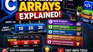 C Programming Arrays Explained in Tamil | Array Variables & Index | C Programming Tutorial