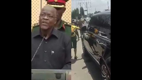 Rais Magufuli: "Kuhusu wafuasi wanaoenda  kituo cha polisi nao wekeni i rockup"