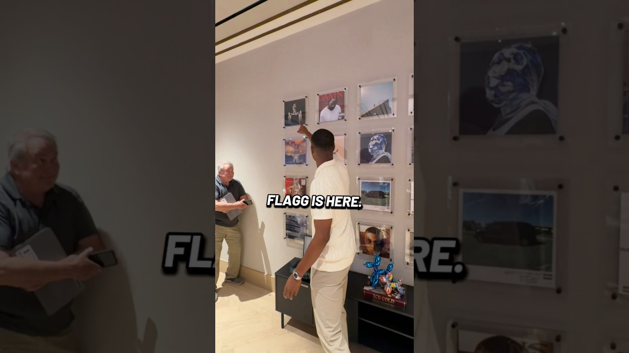 The Dallas Mavericks each picked an album to be displayed in the Mavs renovated practice facility.