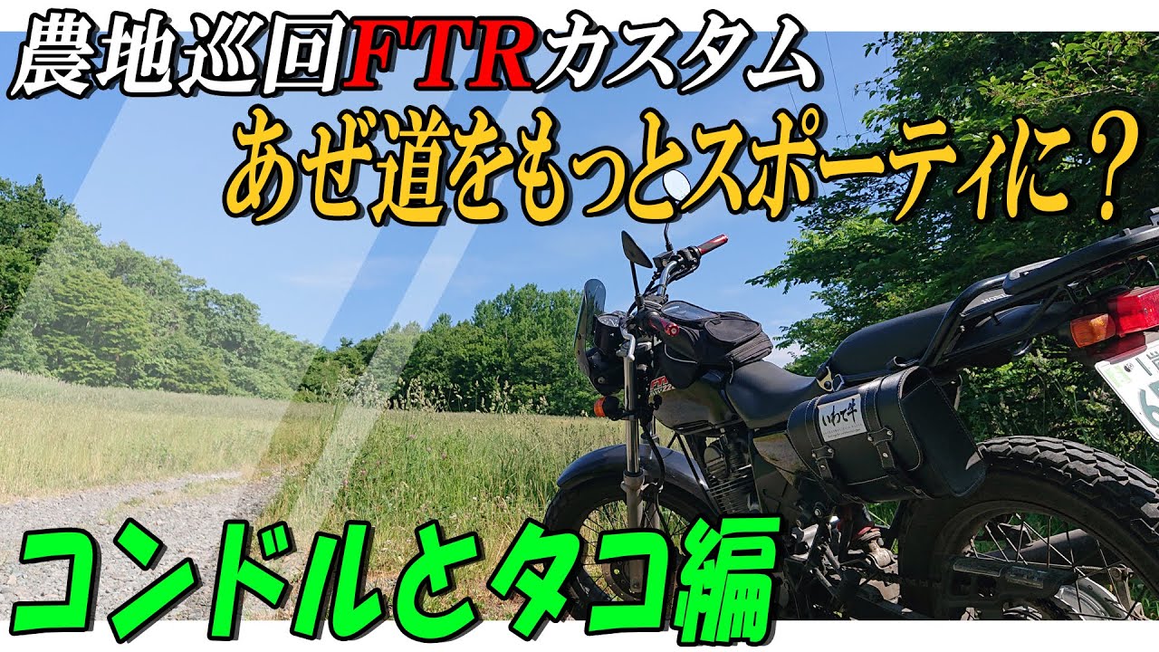 動画あり】FTR233 低走行 スパトラハリケーンハンドル ホンダ 250