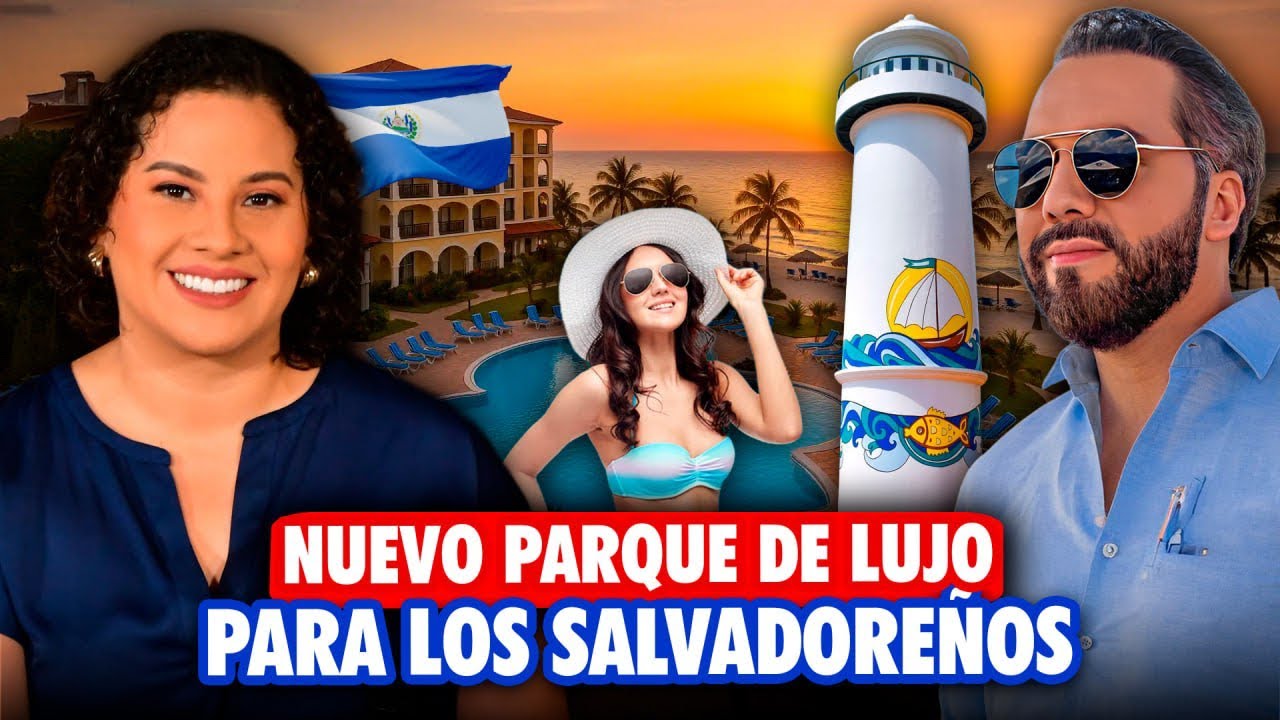 Nayib Bukele construye nuevo Parque Turístico de lujo para salvadoreños 😎👏🏼 En Lago de Ilopango