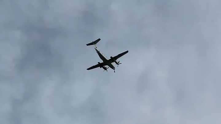 USMC Hawker Beechcraft UC-12W Huron Landing at Charleston International Airport-5/21/22