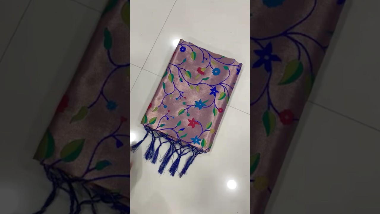 Pure Soft Kanchivaram Brocade Paithani Silk Saree