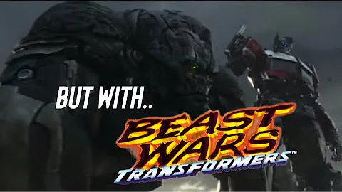 Transformers rise of the beast “Maximals Autobots roll out!” But with beast wars