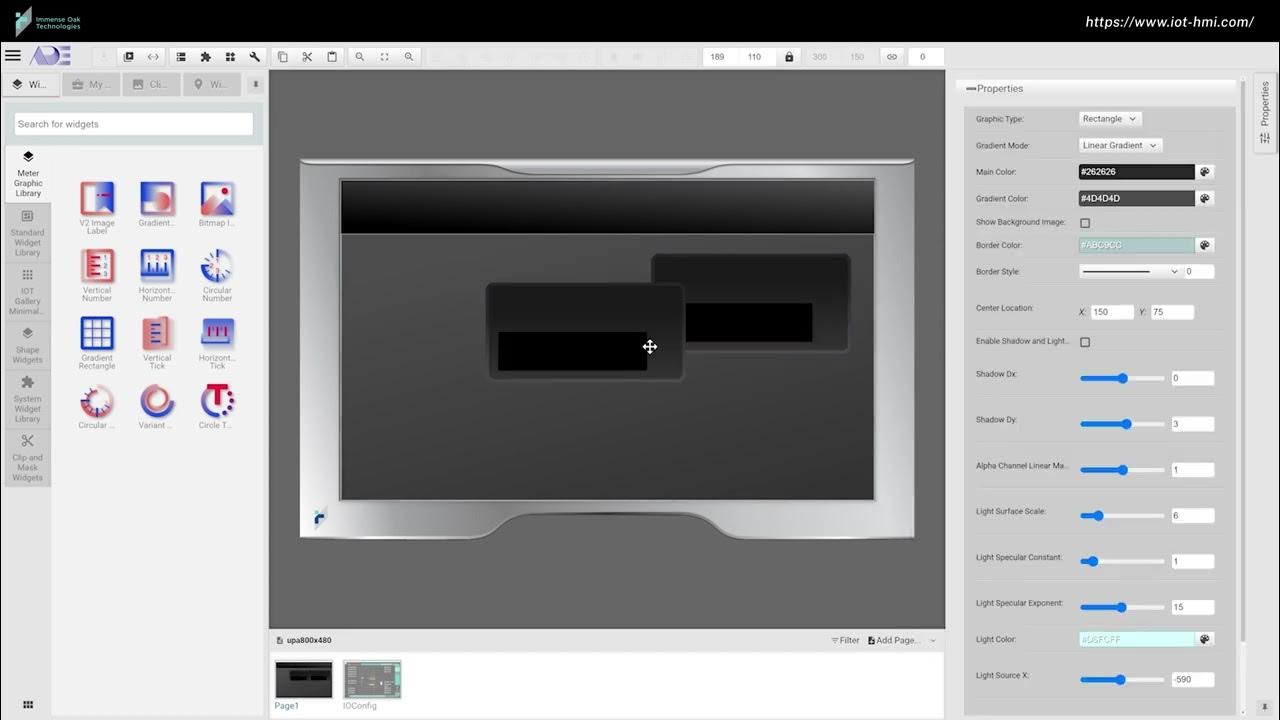 Gradient Graphic - HMI solution from IOT - YouTube