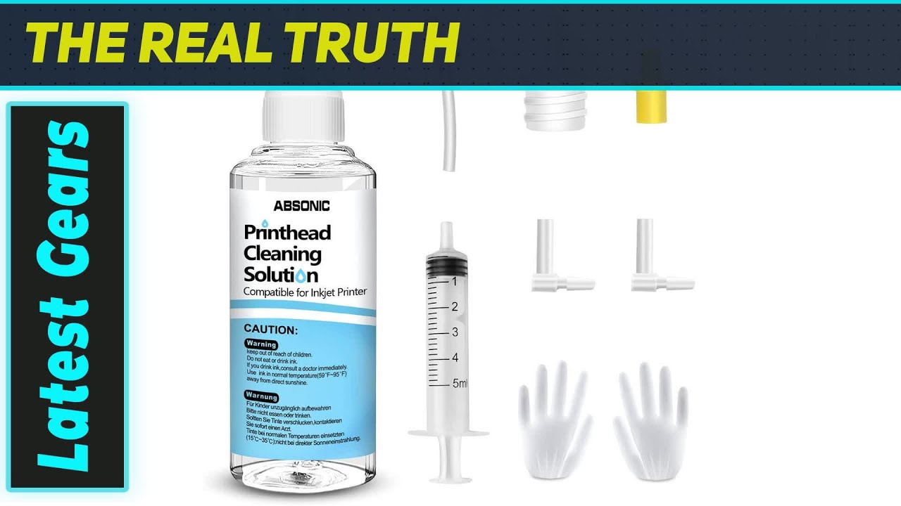 Очиститель печатающей головки Absonic: идеальное решение для засоренных струйных принтеров!