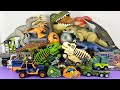 Jurassic World Unboxing Review Asmr Colorful Dinosaur T-rex Mosasaurus  Indominus Rex Spino Raptor