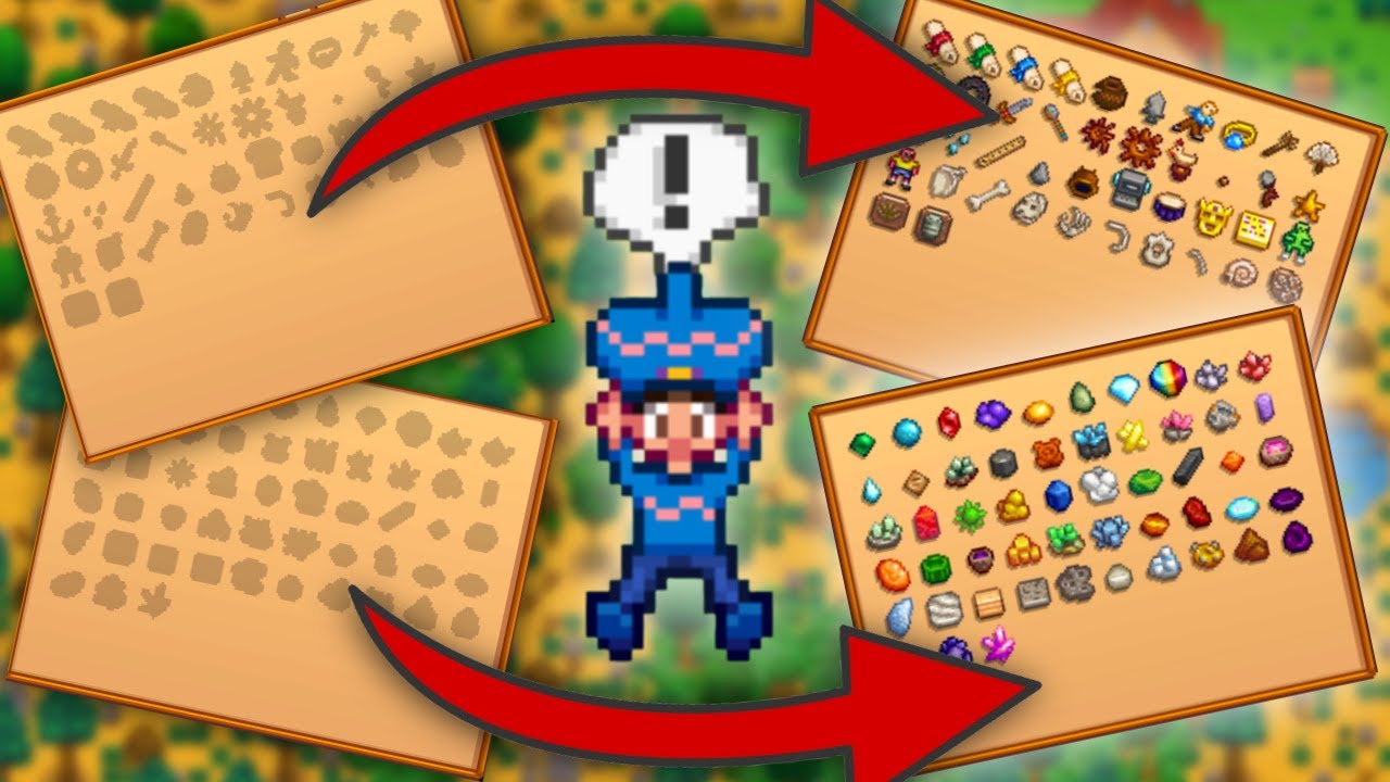 Completing The Entire Stardew Valley Mineral & Artifact Collection In Order