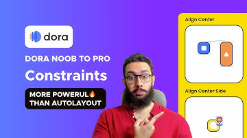 Dora No Code Animation Design tool - Constraints