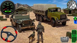 Army Truck Driving Cargo Games - US Offroad Army Truck Driving 3D 2025 - Andriod Gameplay screenshot 1