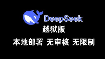 DeepSeek越狱，无审查、无限制，本地部署，开源免费，无需网络，无任何使用限制，新手也能轻松学会! 【CC字幕】