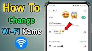 How to Change WiFi Name With Emoji | Wifi ka naam kaise badlain any Rauter | Mobile + Pc screenshot 2