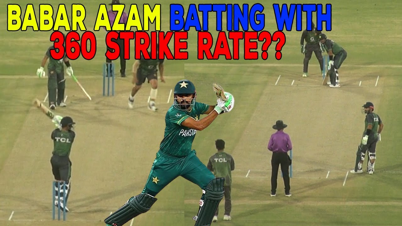 Babar Azam Batting with 360 Strike Rate | Intra Squad Practice Match ...