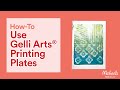 How To: Gel Printing | Online Classes | Michaels