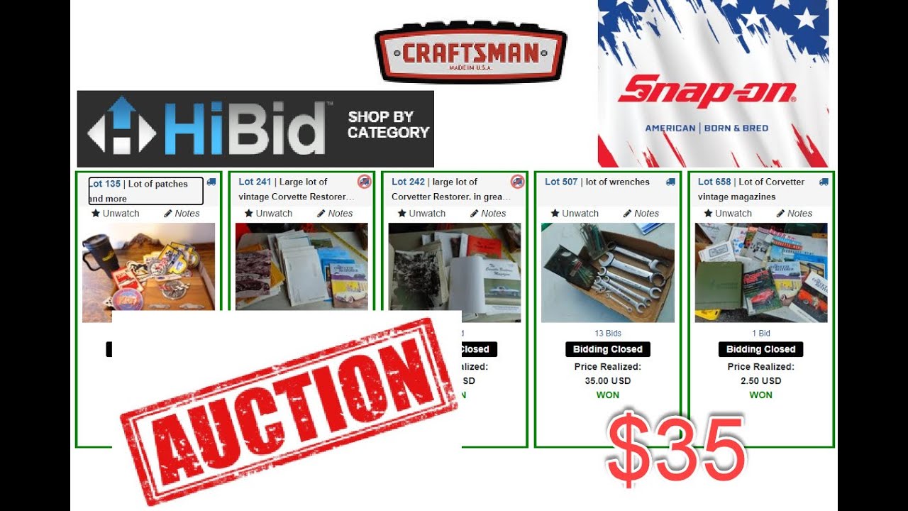 Buying Snapon and MAC Tools Online Auction Wins *Realtime* YouTube