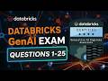 Databricks Generative AI Engineer Associate Practice Test Questions - Part 1 #databricks #genai