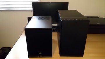 Fractal-Design Nano S - vs - Lian-Li PC-Q25