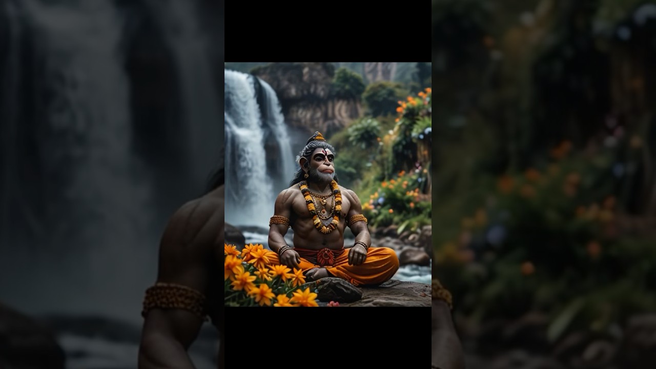 Hanuman Chalisa 🙏🏽💐| Peaceful Music | Subodhh Sharma #हनुमानचालीसा #youtubeshorts #subodhhsharma