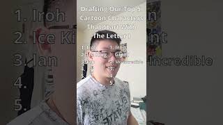 Drafting Our Top 5 Cartoon Characters That Start With the Letter I #cartoon #shorts