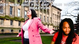 Mandi Fisher Hey Mum Did You Get Your Wings reaction