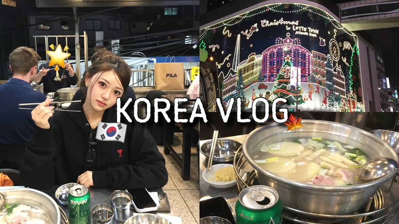 【Vlog】일본인이 가는 올해 4번째 한국여행은??🍁🧡 l 今の韓国はどんな感じなの？
