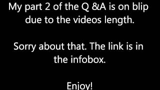 The Hard Mode: Q & A 2012 Part 2