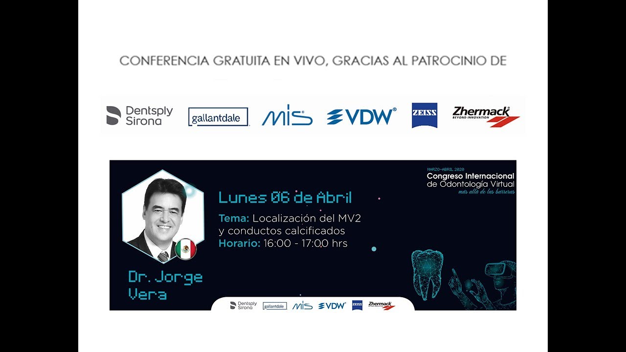 921 Localización del MV2 y conductos calcificasdos