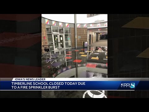 Timberline School closed in Waukee after sprinkler burst