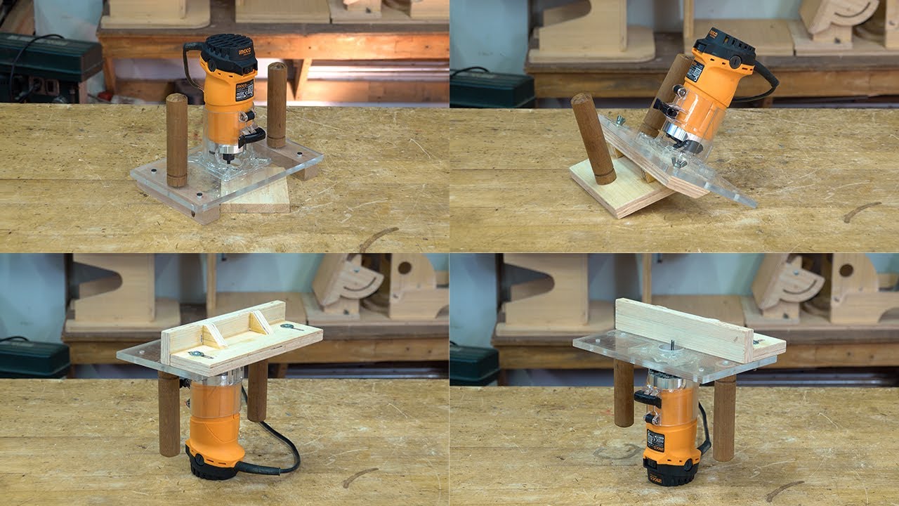 Amazing DIY and Crafts Multi Function Trim Router Jig