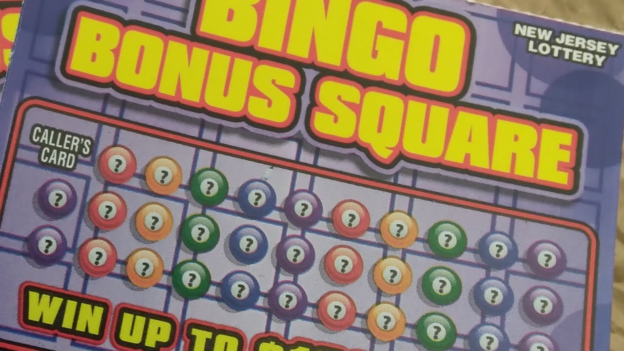 5 BINGO BONUS SQUARE NJ LOTTO SCRATCHOFF YouTube