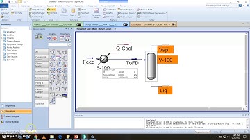 ASPEN HYSYS tutorial on FLASH DRUM