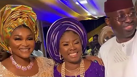 ACTRESS MERCY AIGBE IN HER 'AYA THE OWNER' ERA AND HER HUSBAND AT A FAMILY GATHERING