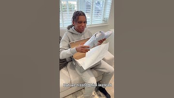 SURPRISING KAILEM WITH NEW FOOTBALL BOOTS!! #shorts