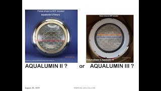 Aqualumin Which? Ii? Or Iii? A Pictorial Self Help To Verify Which Is Which.