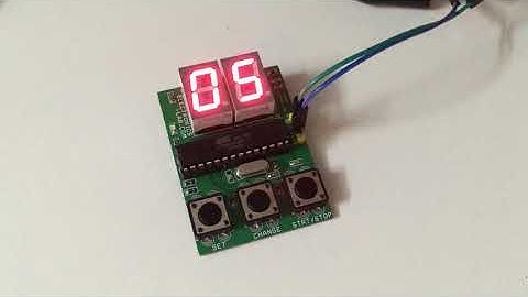 2 Digit Count Down Timer ( Arduino Compatible Open Source Hardware)