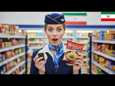 غذای فست فودی ایران واقعا این قدر فوق العاده است شوک نیمه شب مهماندار آمریکایی 