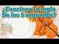 ¿Funciona la regla de los 5 segundos para recoger la comida que se nos cae?