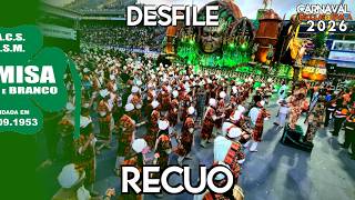 Camisa Verde e Branco 2026 |RECUO da Bateria FURIOSA - DESFILE #BotaOFone #PioneiroNoVídeoDosBreques