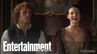 Outlander: Sam Heughan & Caitriona Balfe On Emojis In Character | Cover Shoot