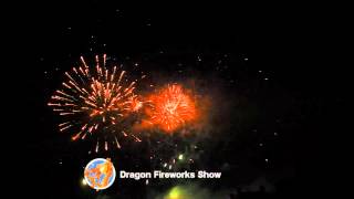 Dragon pokaz fajerwerków Krześlice