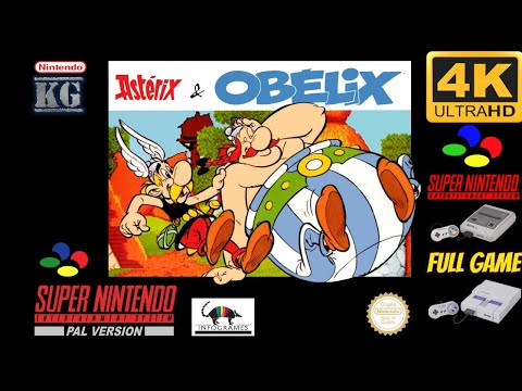 Asterix & Obelix [SNES] Longplay Walkthrough Playthrough Full Movie Game [4K60ᶠᵖˢ UHD🔴]