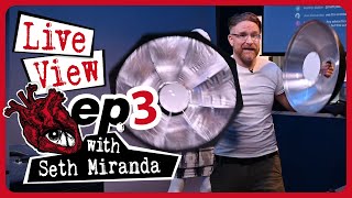Standard Beauty Dish VS Collapsible,  Finger Print Camera? & AMA | Live View with Seth Miranda Ep 3 screenshot 5