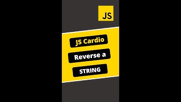 JavaScript Cardio - reverse string | #shorts