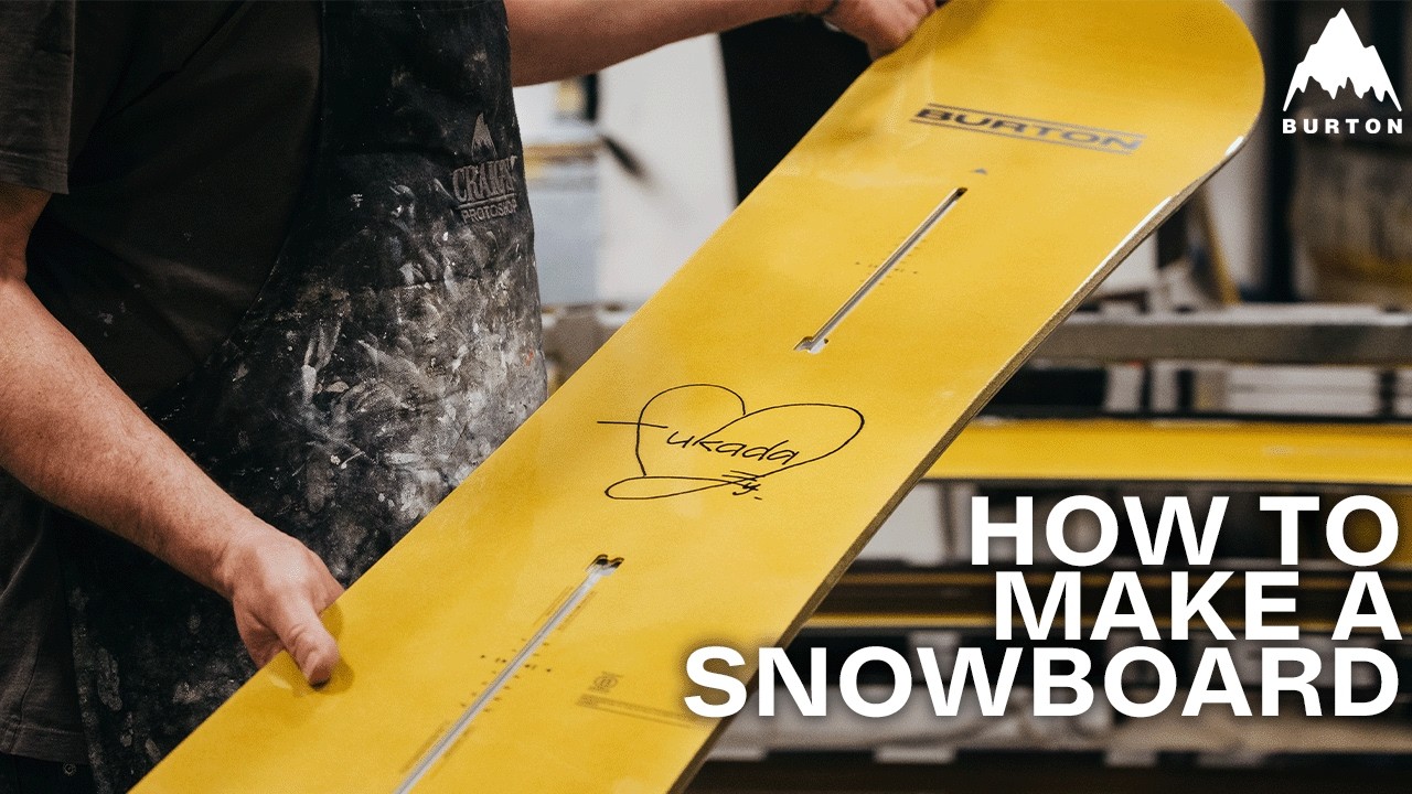 Making a Gold Burton Snowboard - YouTube