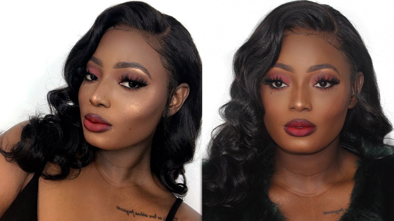 Affordable 360 Lace Frontal Wig ft. Valentine's Day Hair & Makeup