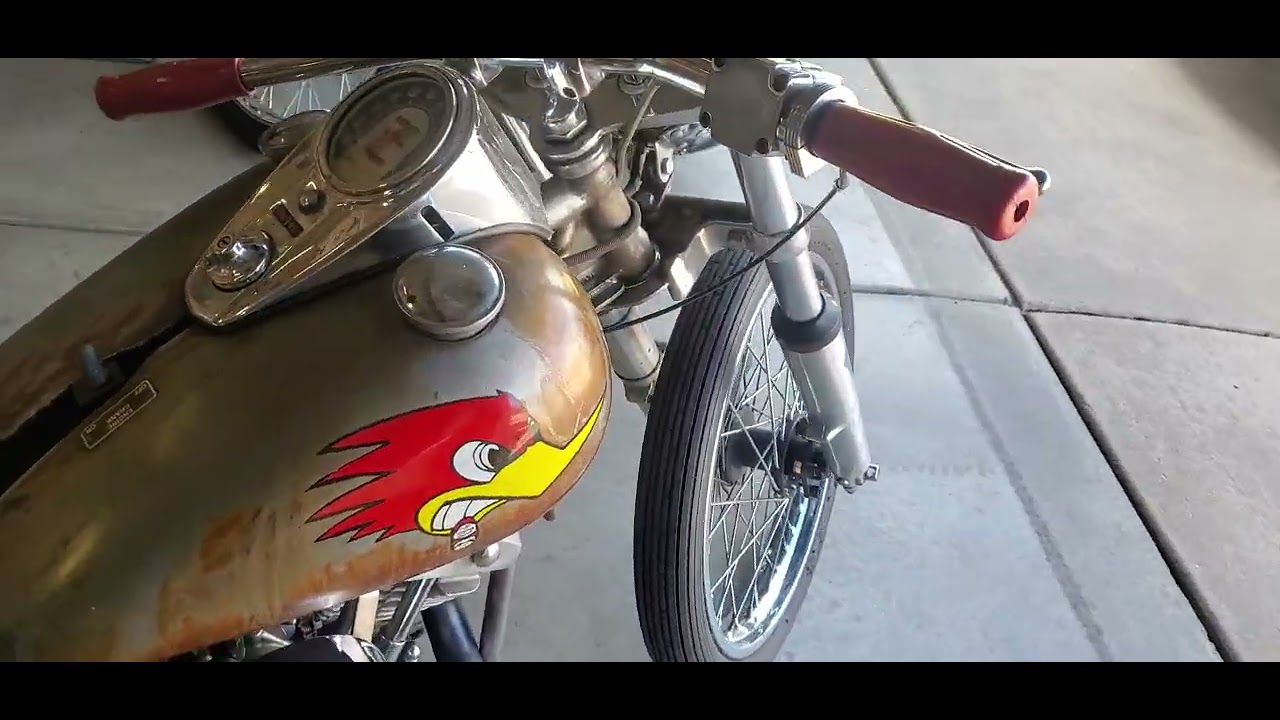 Woohoo 93ci stroker shovelhead - YouTube