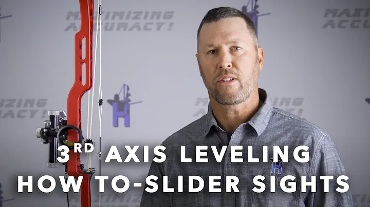 Hamskea- How To Set Up a Slider Sight Using the GEN2PRO Third Axis Level.