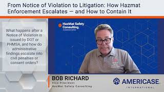 From Notice of Violation to Litigation: How Hazmat Enforcement Escalates — and How to Contain It