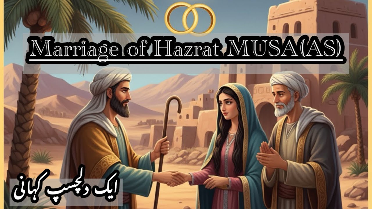 Hazrat MUSA (AS) ki shadi ka DILCHASP waqiya | marriage of HAZRAT MUSA(AS)😍🌸